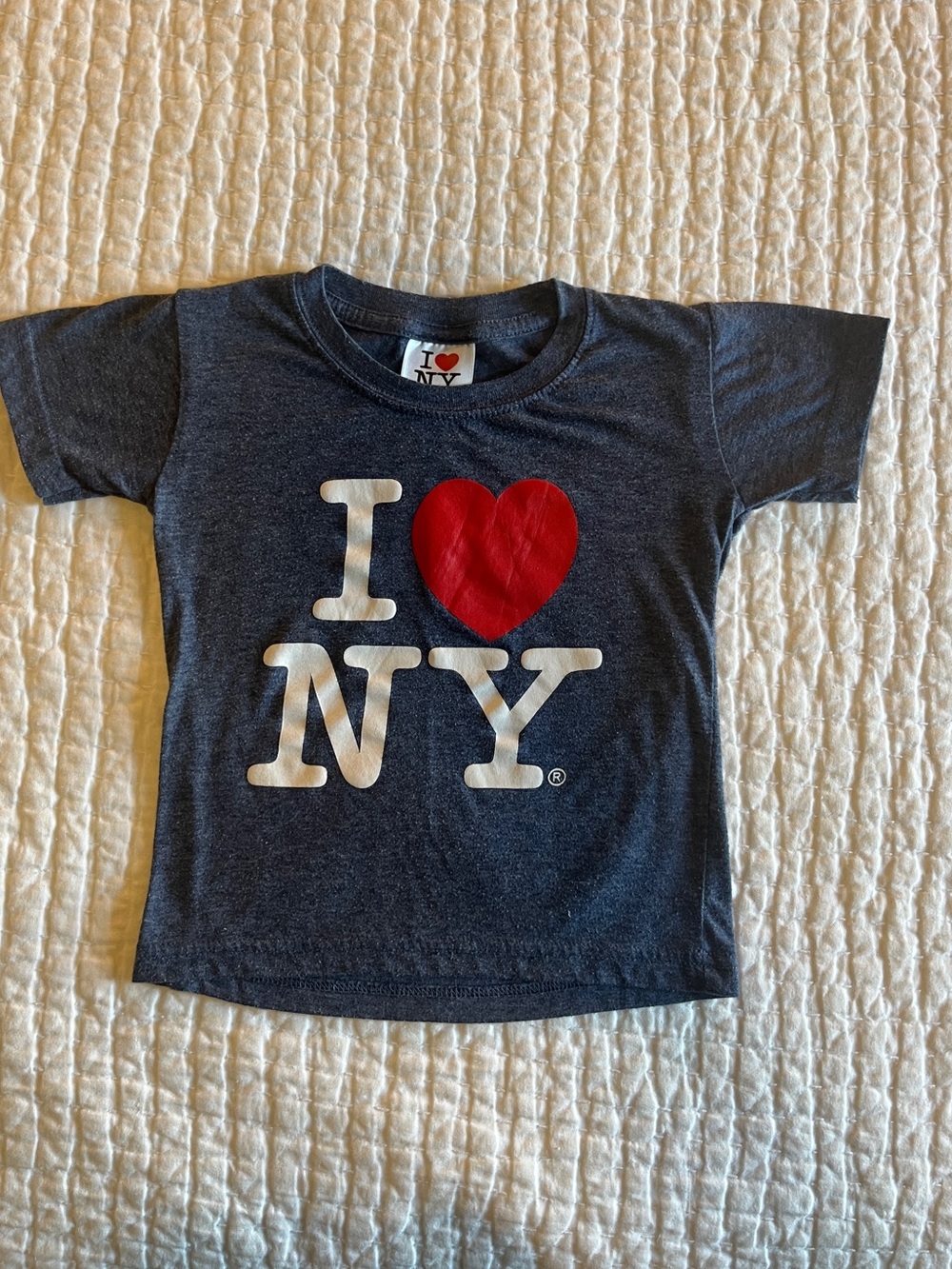 I Heart New York Navy Blue Kids T-Shirt 2-4 Years Small